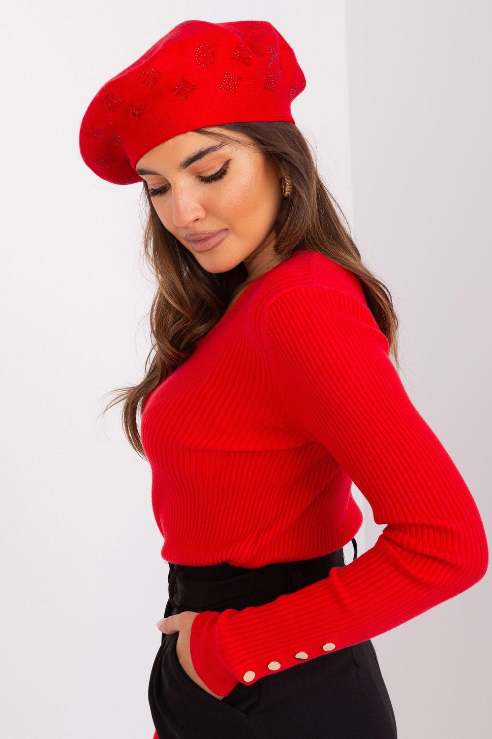 Beret Model AT-CZ-2318.30 Red - AT - obrazek 2