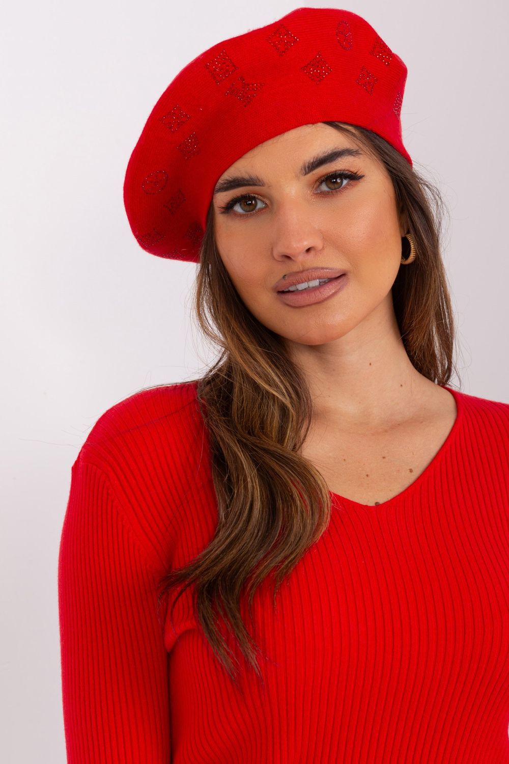 Beret Model AT-CZ-2318.30 Red - AT - obrazek 4