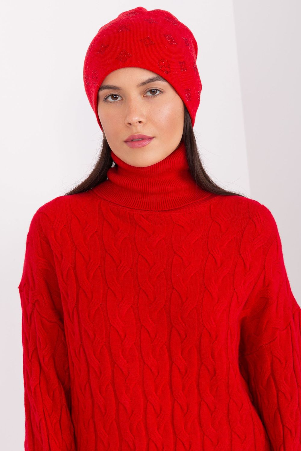 Czapka Model AT-CZ-2325.96 Red - AT - obrazek 2