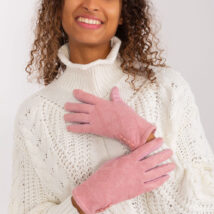 Rękawiczki Model AT-RK-239302.10X Light Pink – AT