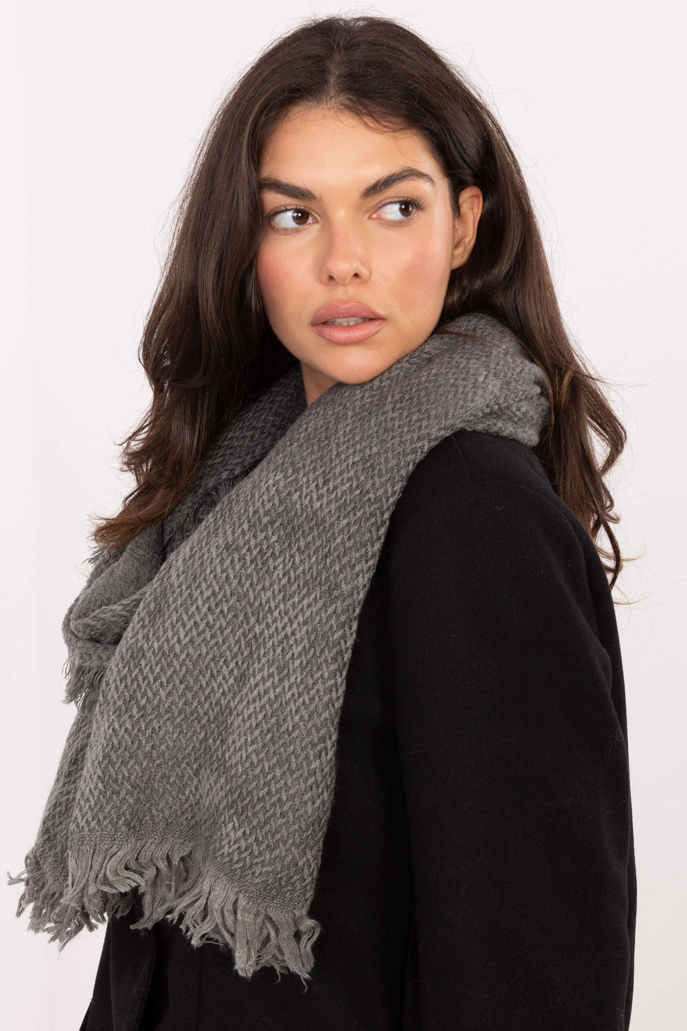 Szalik Model AT-SZ-S-8372.65 Dark Grey - AT - obrazek 2