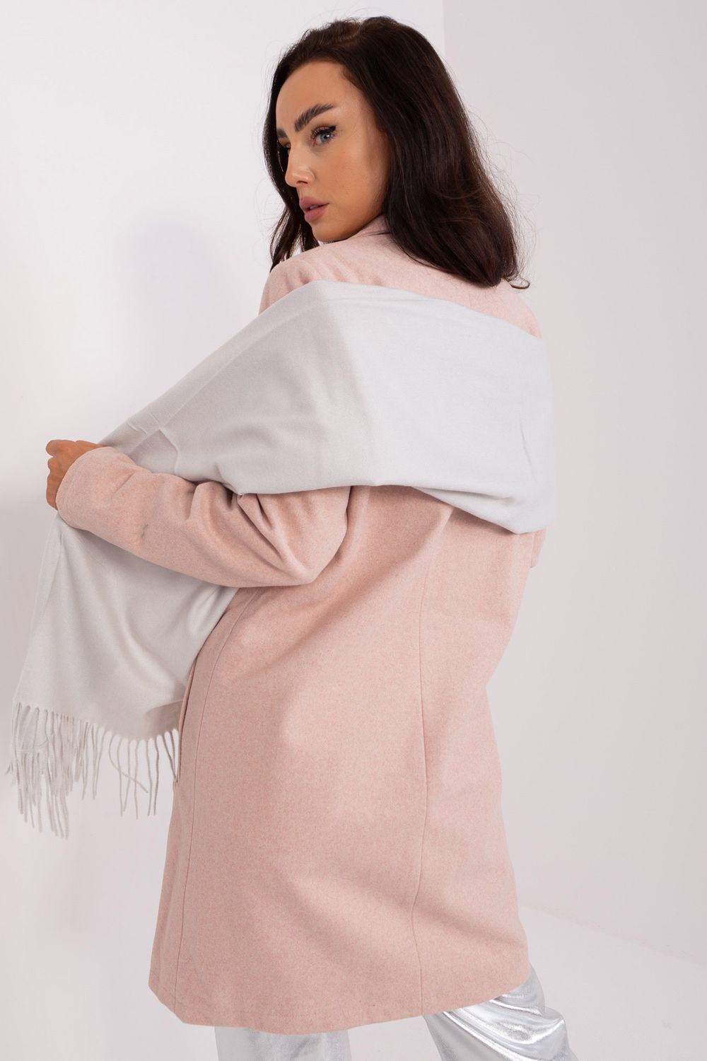 Szalik Model AT-SZ-23185.73P Light Grey - AT - obrazek 3