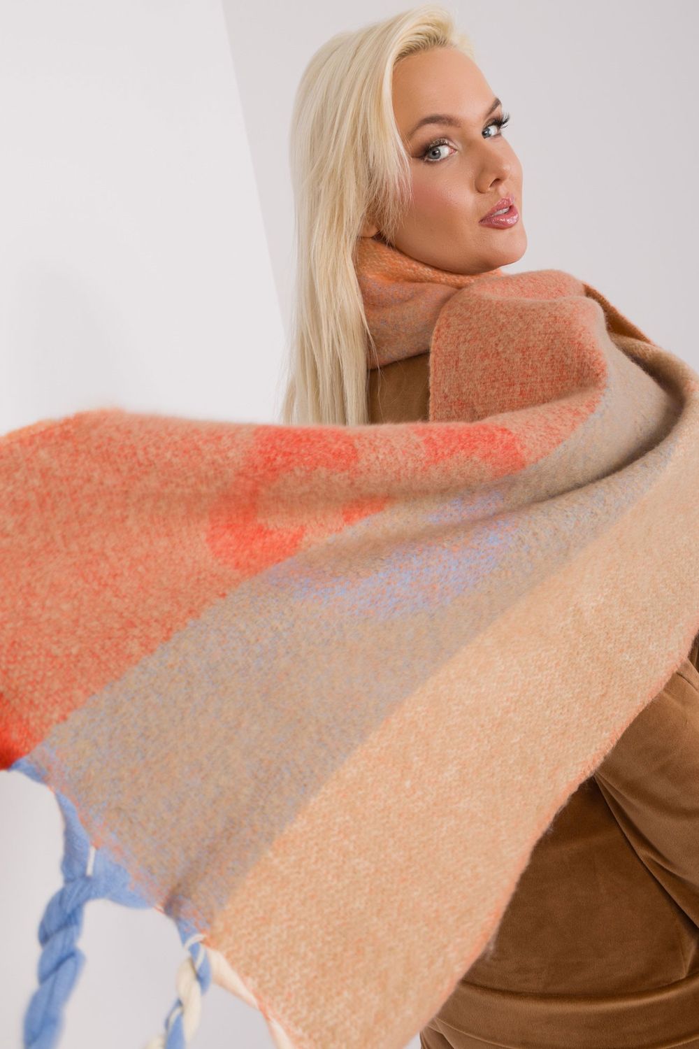 Szalik Model AT-SZ-2316.31P Light Orange - AT - obrazek 4