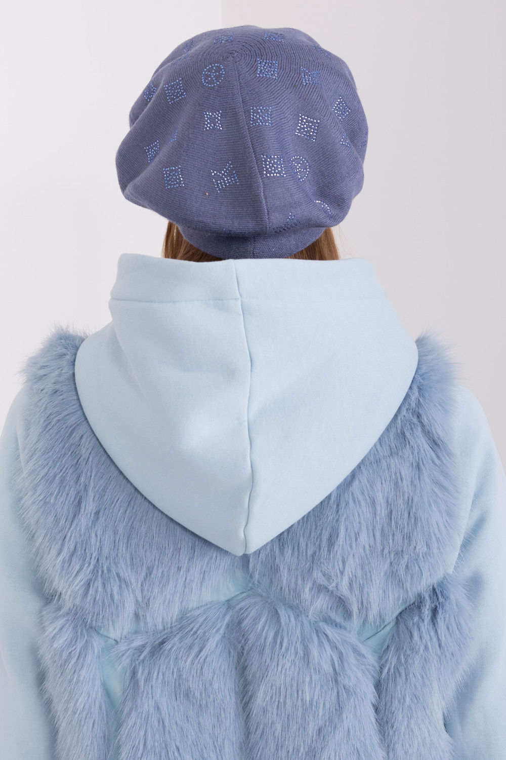 Beret Model AT-CZ-2318.26 Dark Blue - AT - obrazek 3