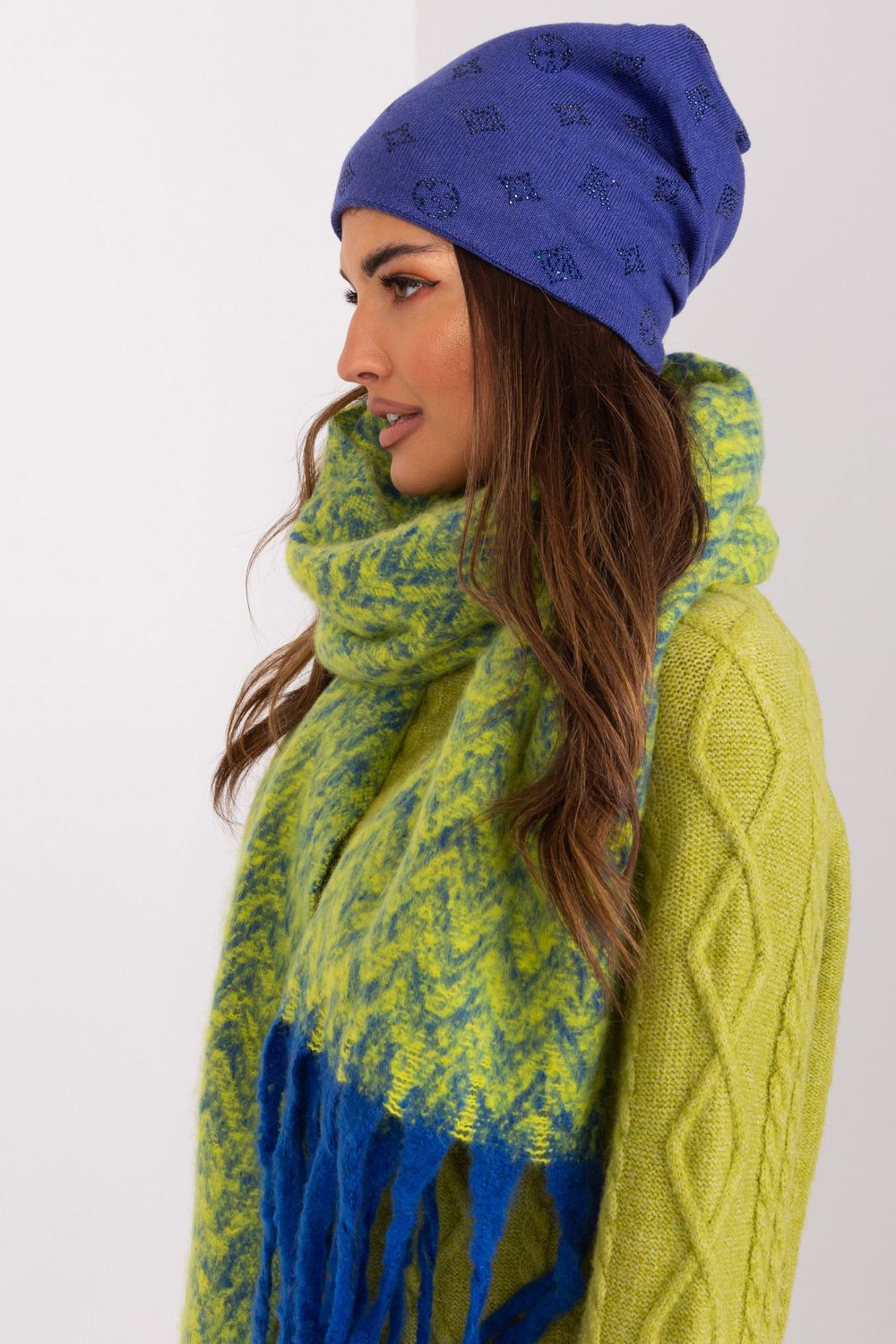 Czapka Model AT-CZ-2325.86 Dark Blue - AT - obrazek 2