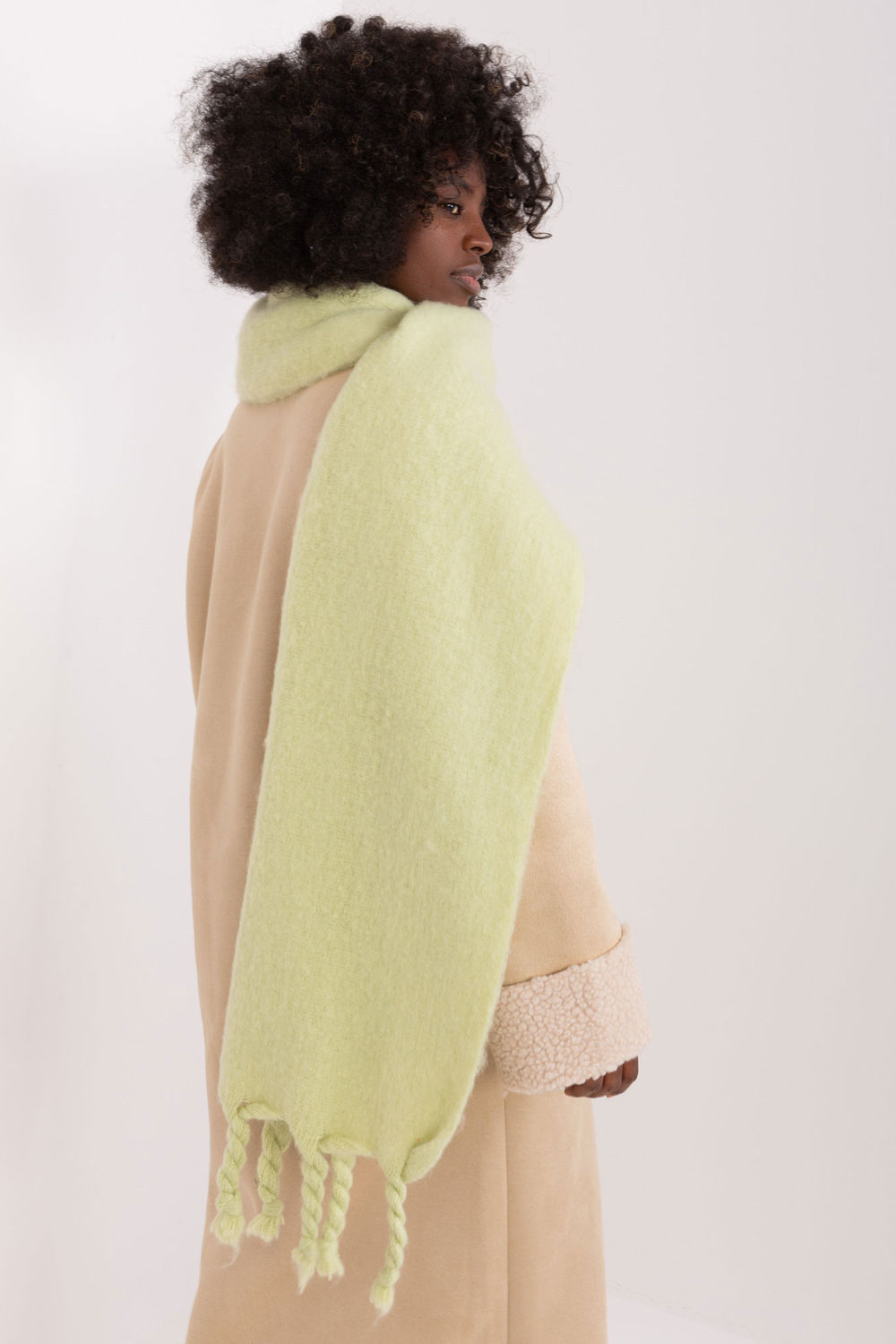 Szalik Model AT-SZ-2313502.20P Light Green - AT - obrazek 3