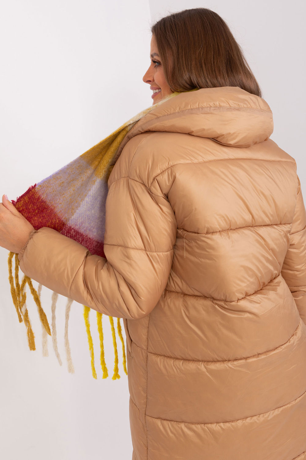 Szalik Model AT-SZ-2311501.90 Yellow - AT - obrazek 3