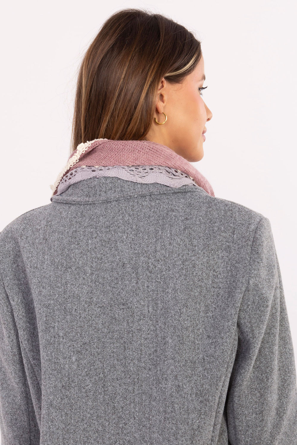 Chusta Model AT-CH-ENEC-74.02P Dark Pink - AT - obrazek 3