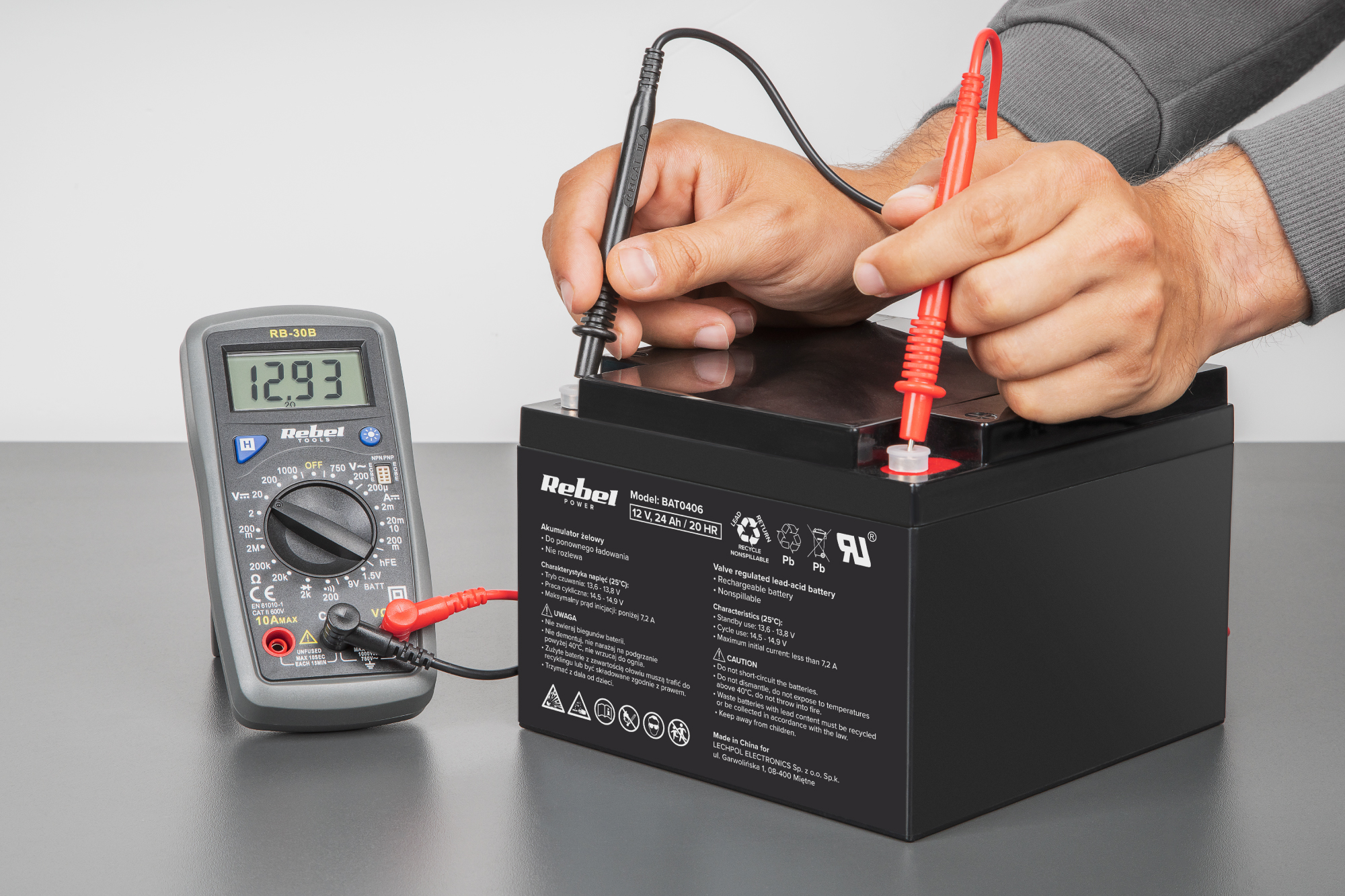 Akumulator żelowy Rebel 6V 4.5Ah - obrazek 5