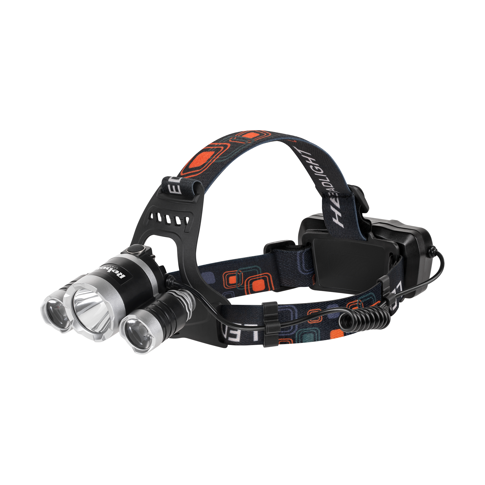 Akumulatorowa latarka czołowa Rebel dużej mocy