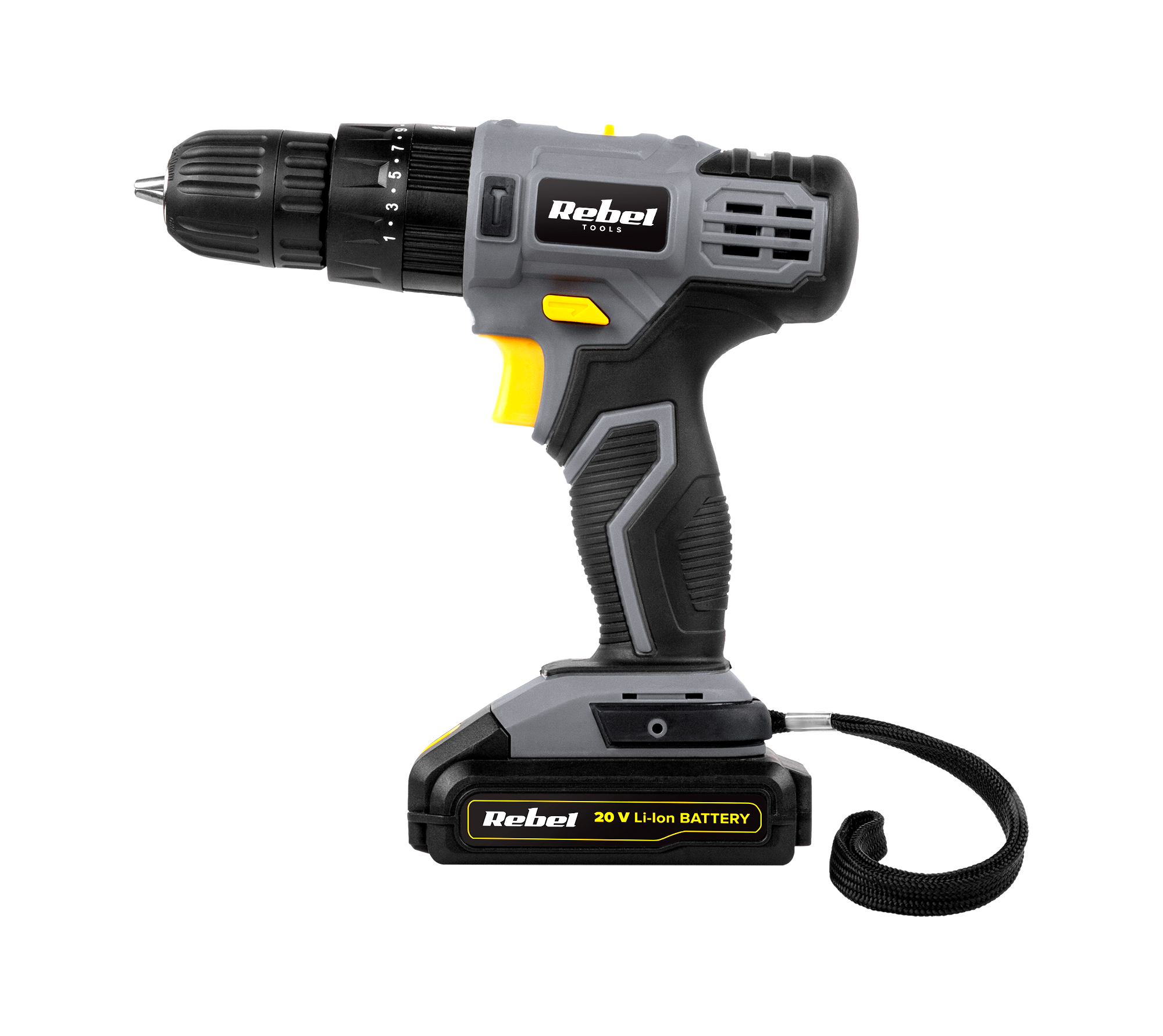 Akumulatorowa wiertarko-wkrętarka udarowa 20V 2A box - obrazek 2