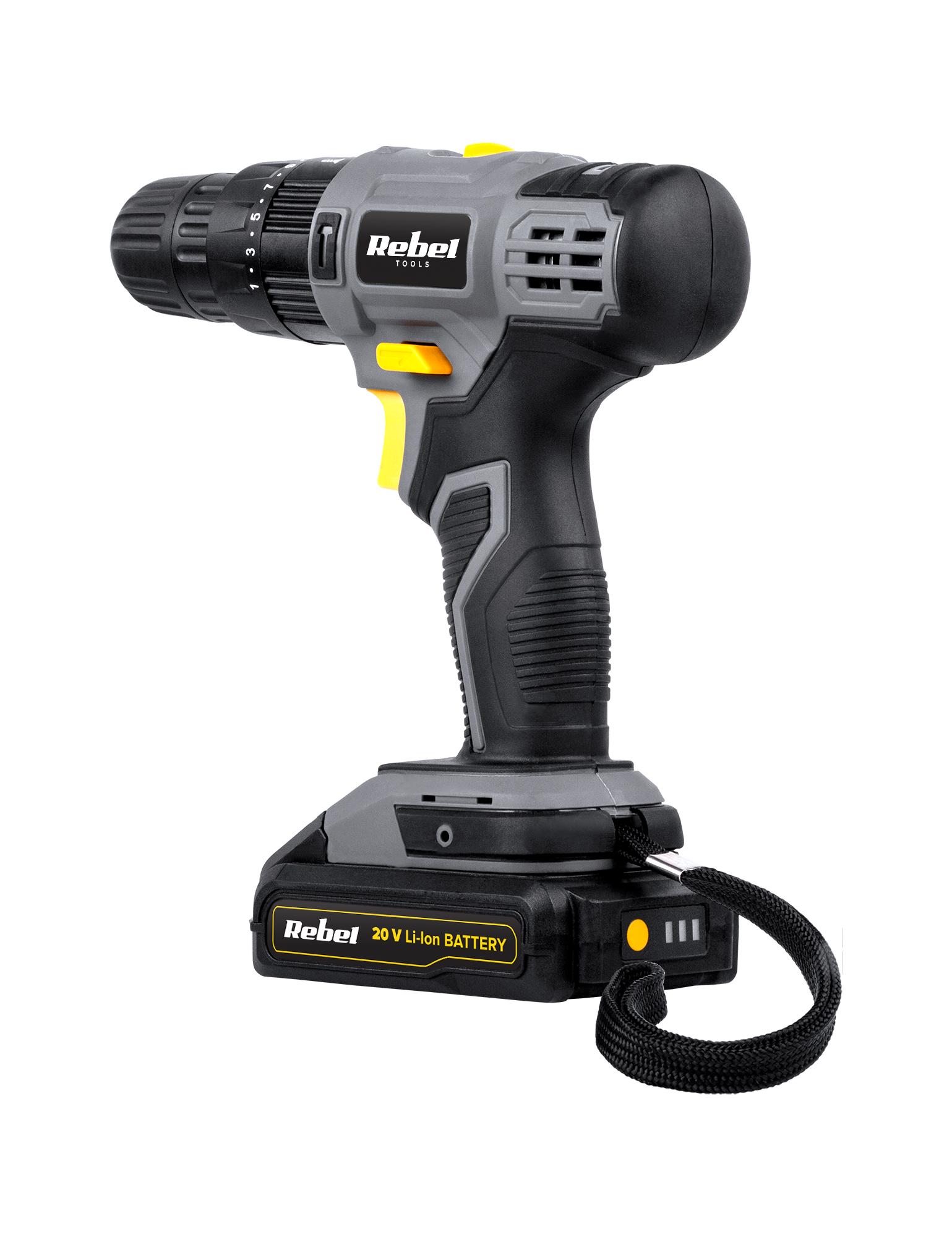 Akumulatorowa wiertarko-wkrętarka udarowa 20V 2A box - obrazek 3