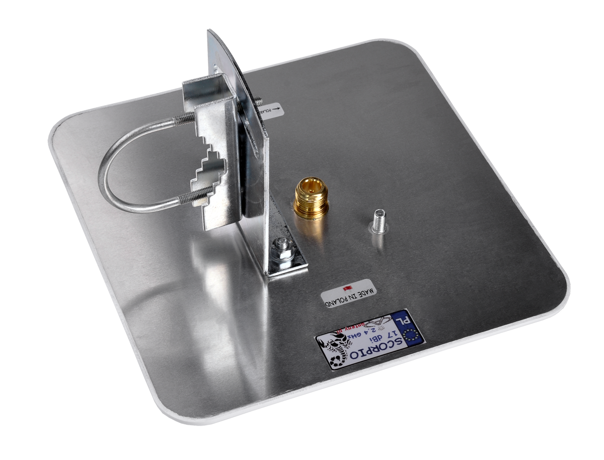 Antena panelowa SCORPIO 17 dBi 2.4GHz gniazdo N - obrazek 2