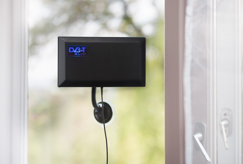 Antena TV pokojowa DVB-T SLIM Wiedyska - obrazek 3