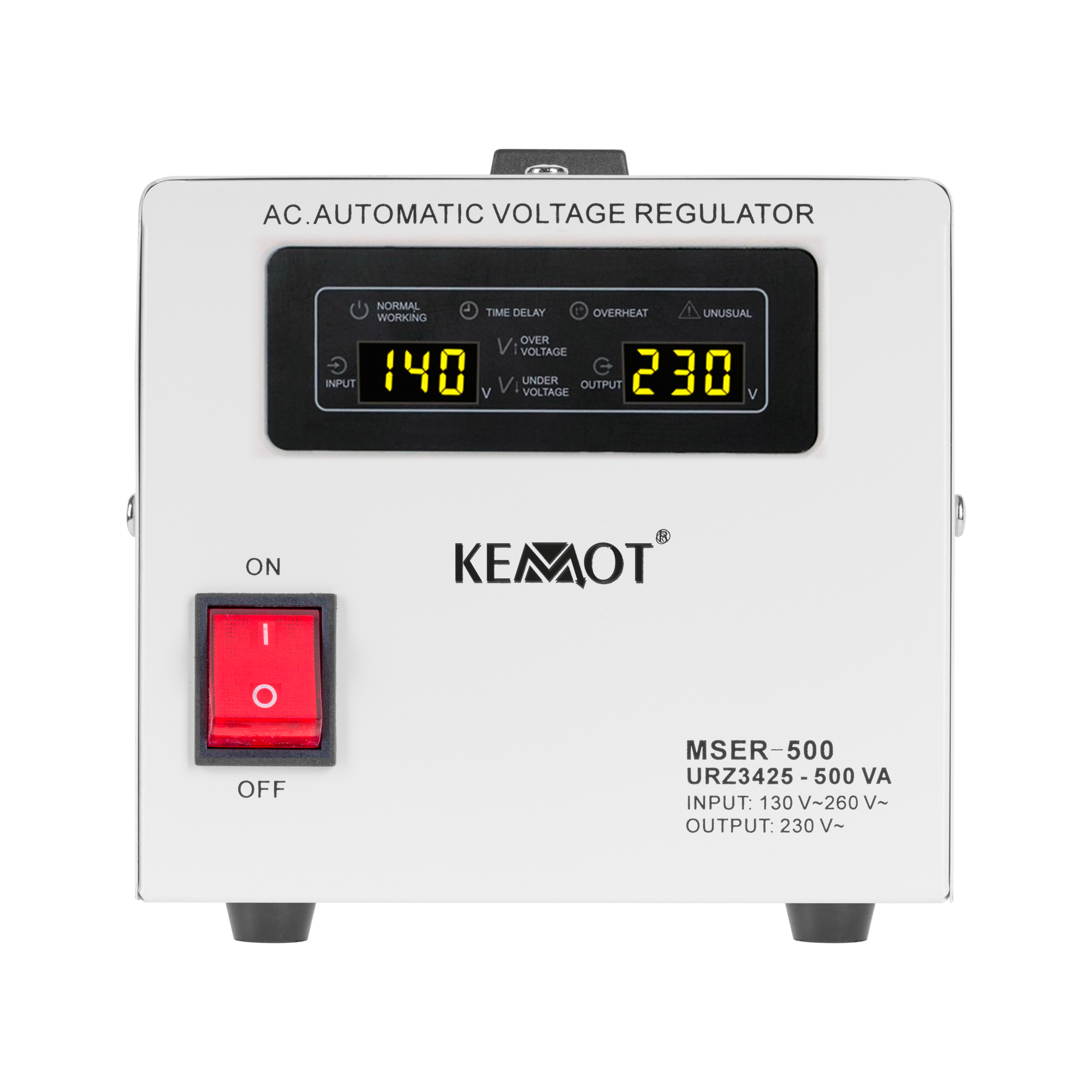 Automatyczny stabilizator napięcia KEMOT MSER-500 (500 VA, serwomotor) - obrazek 2