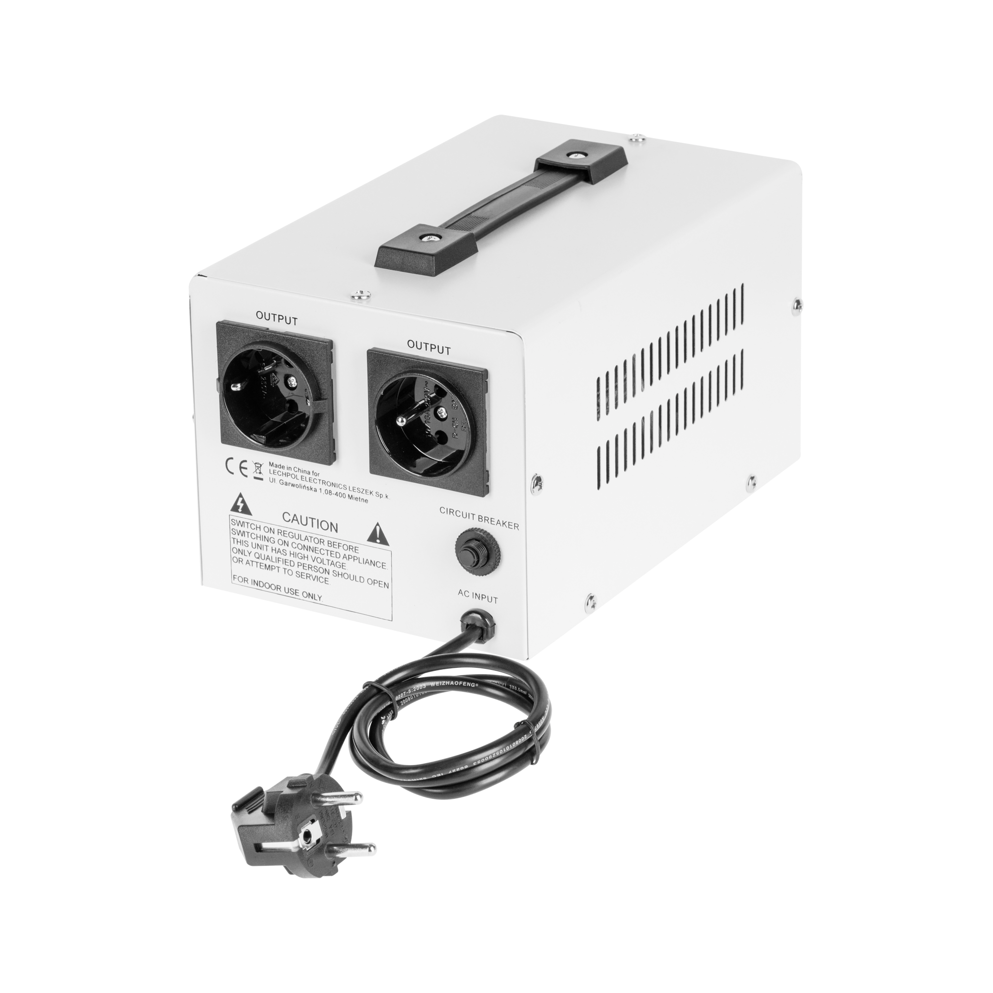 Automatyczny stabilizator napięcia KEMOT MSER-500 (500 VA, serwomotor) - obrazek 3