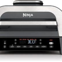 NINJA | Grill i frytownica powietrzna 6 w 1 MAX | DG551EU | 3,8 L | Liczba programów 6 | Srebrny/