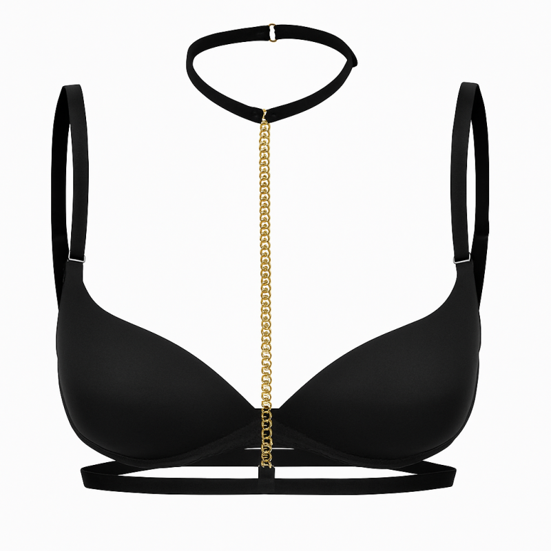 Ozdobny CHOKER do biustonosza ALICE Z PUDEŁKIEM