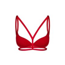 Ozdobne ramiączka do biustonosza CHLOE RED Z PUDEŁKIEM RA022