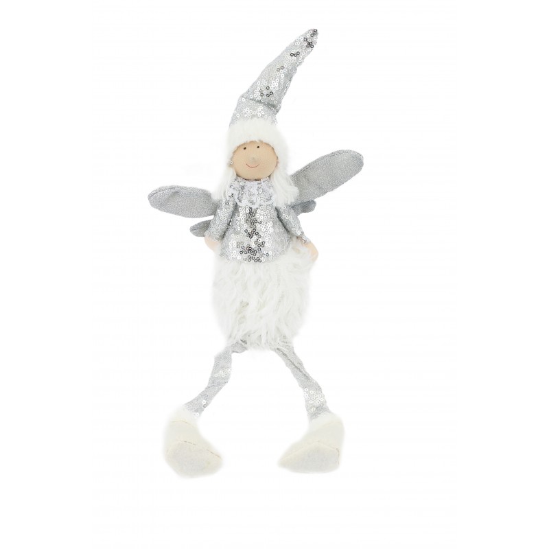 ANIOŁ ŚWIĄTECZNY BOŻE NARODZENIE siedzący 50 cm Z PLUSZU ASN01S