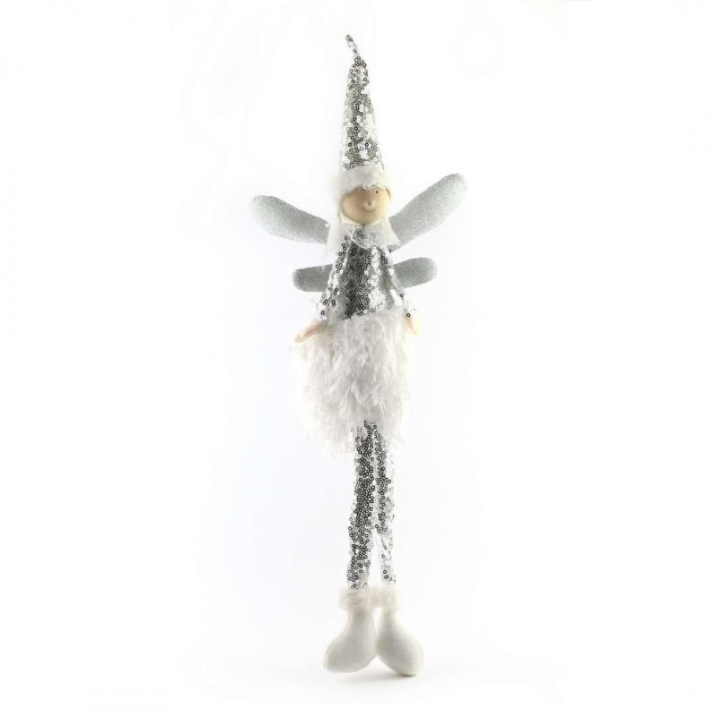 ANIOŁ ŚWIĄTECZNY BOŻE NARODZENIE siedzący 50 cm Z PLUSZU ASN01S - obrazek 2