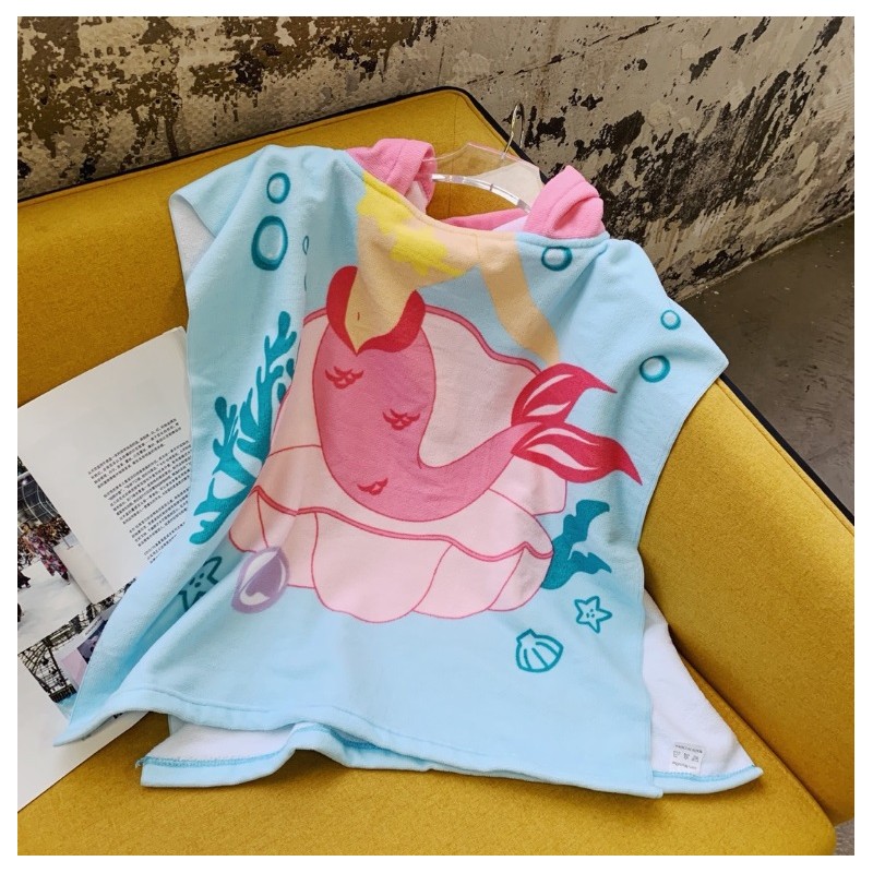 RĘCZNIK PLAŻOWY Peleryna dziecięca PEL01WZ18 - obrazek 3