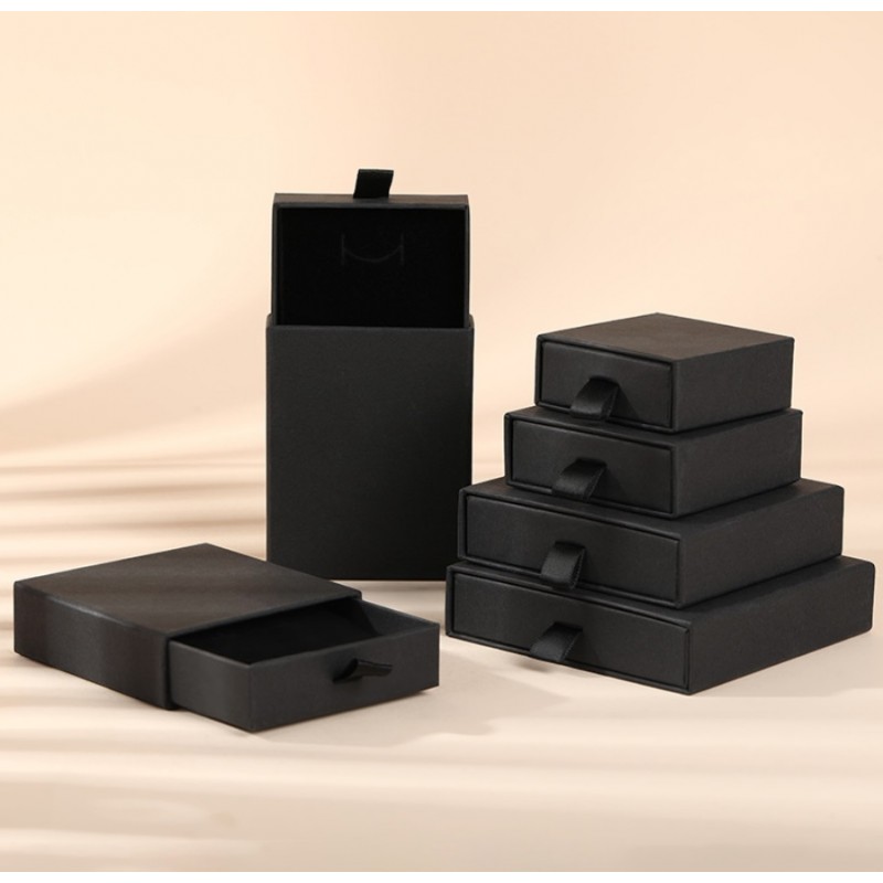 PUDEŁKO OZDOBNE NA BIŻUTERIĘ, bransoletkę 8,5 x 8,5 x 3,5 cm PDOZ12CZ - obrazek 4