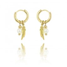 Kolczyki ze stali szlachetnej pozłacanej KST2949