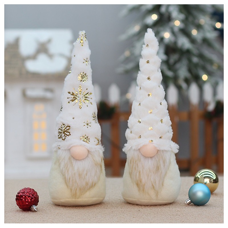 KRASNAL ŚWIĄTECZNY BOŻE NARODZENIE 38 cm Z PLUSZU KSN116 - obrazek 2