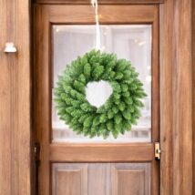 Girlanda wieniec ozdoba na drzwi stroik 50cm 160 gałązek choinka jak żywa WSN20