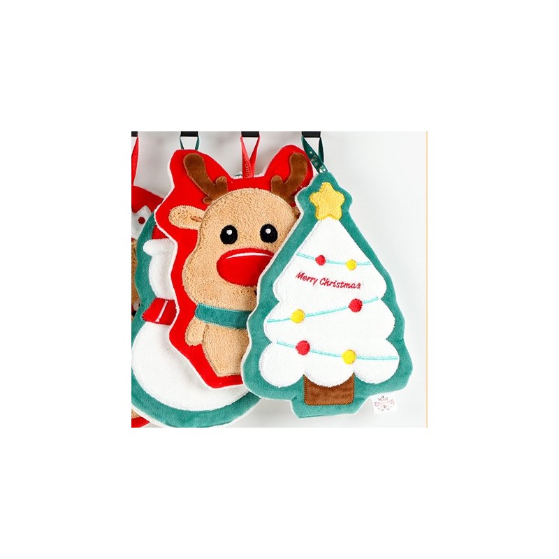 Ręcznik do rąk świąteczny motyw CHOINKA 26 x 19 cm REC58WZ3 - obrazek 2