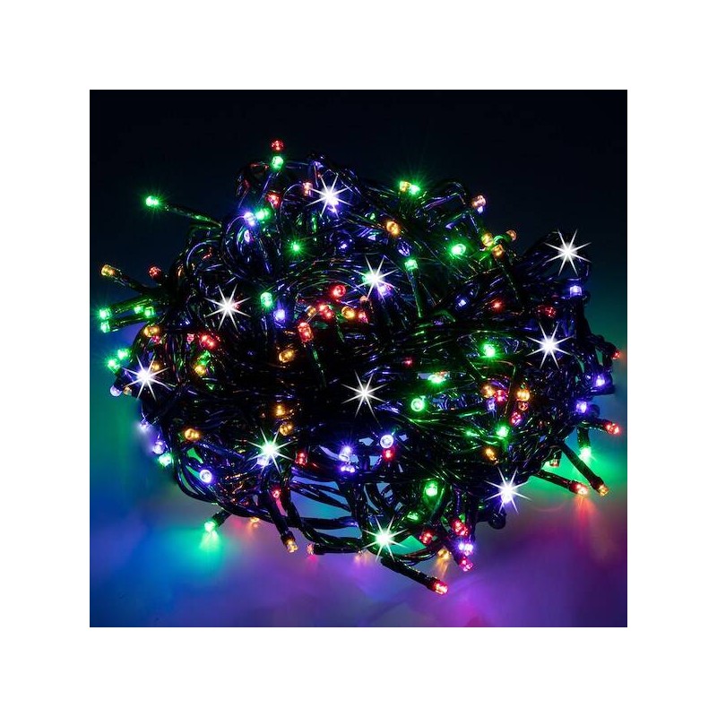 Światełka lampki LED 300 MULTIKOLOR, FLASH BIAŁY 7770 - obrazek 2