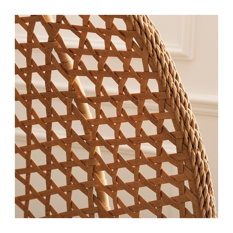 Fotel wiszący huśtawka kokon z poduszkami w pasy KR28 - obrazek 6