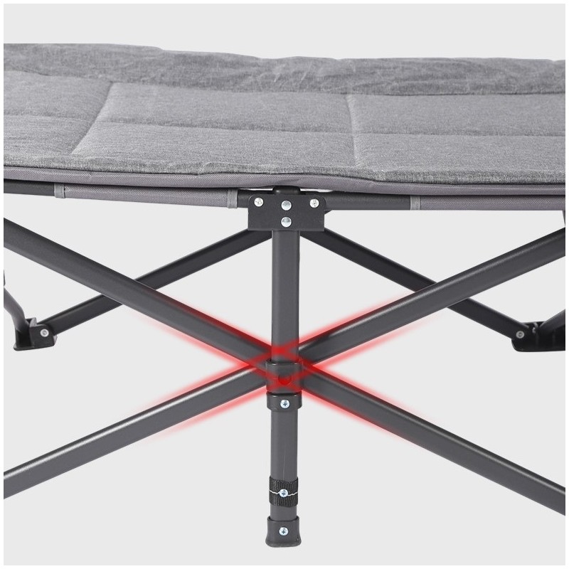 Łóżko turystyczne, polowe, kanadyjka 187 x 68cm składane z kieszonką AR05SZ - obrazek 6