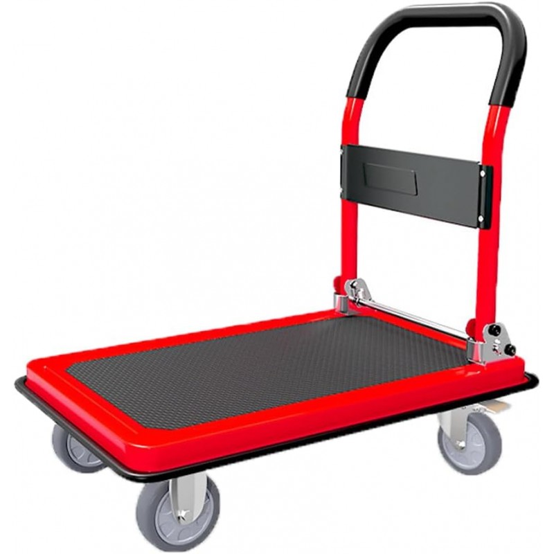 Wózek transportowy, magazynowy ręczny, składany, metalowy 88 x 58 cm AT01 - obrazek 2