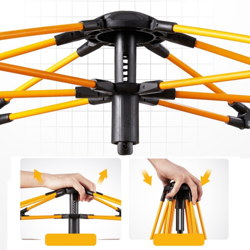 Namiot kempingowy składany 2-3 osobowy 200x140x115cm BAL12K - obrazek 5