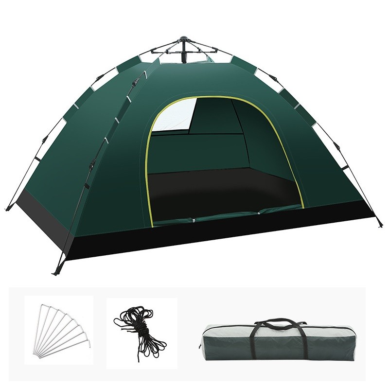 Namiot kempingowy składany 2-3 osobowy 200x140x115cm BAL12ZIE - obrazek 3