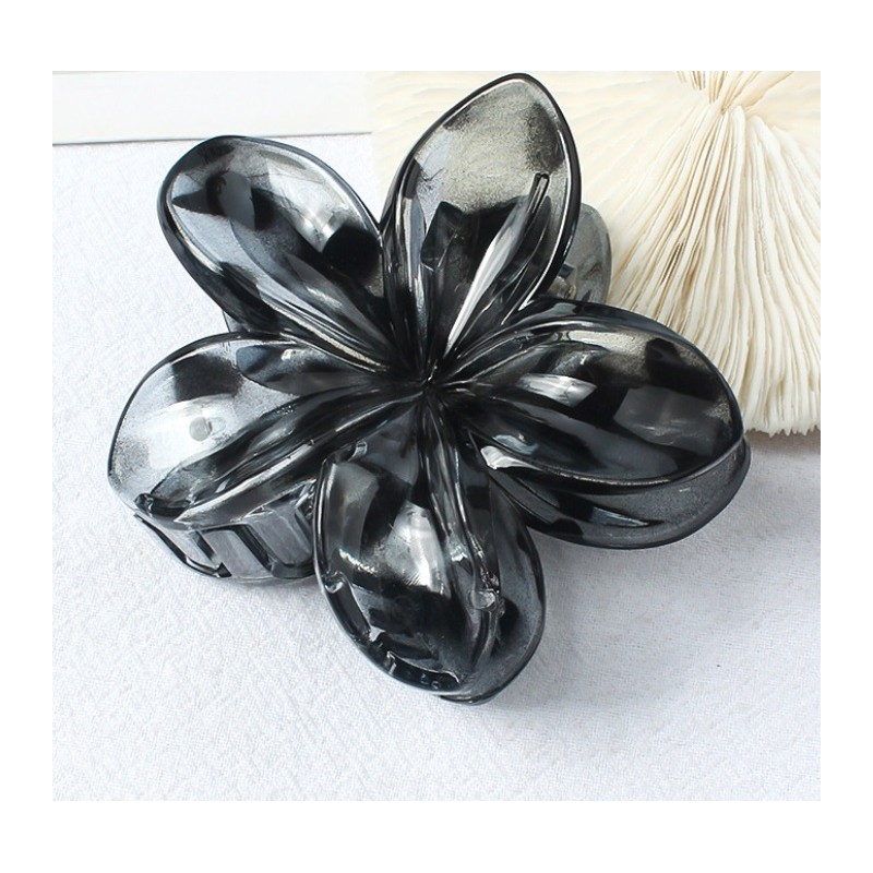 Spinka do włosów klamra XL kwiat 7,5x8cm SP317CZ - obrazek 2