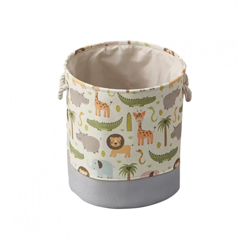 Pojemnik na zabawki kosz, worek na pranie, organizer zwierzątka 40x35cm OR113 - obrazek 3