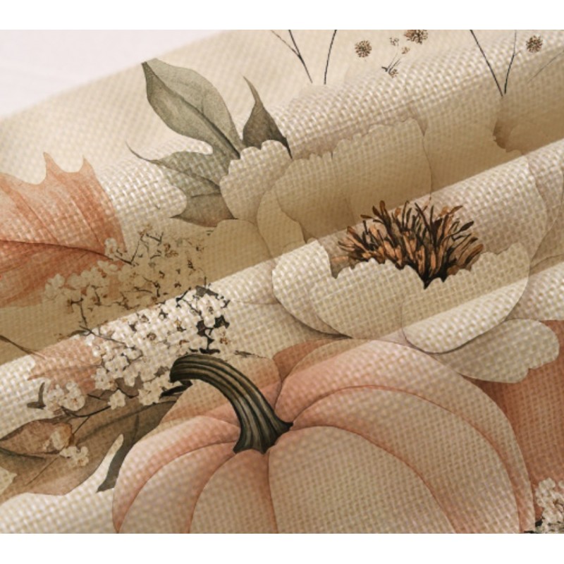 Poszewka na poduszkę 45x45cm piękny druk jesień, dynie - POD239 - obrazek 4