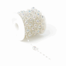 Łańcuch na choinkę 10m girlanda koraliki opalizujące BOŻE NARODZENIE WOZ40