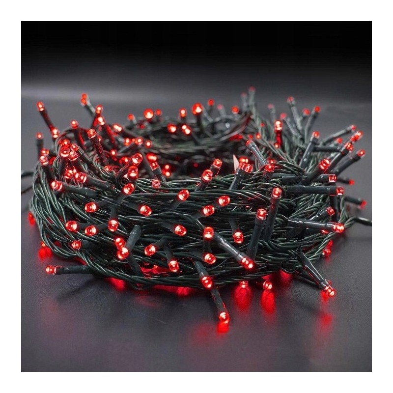 Światełka lampki wewnętrzne/zewnętrzne 300 LED Czerwone LAMP03CZE - obrazek 5