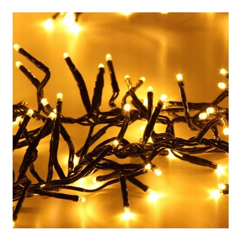 Światełka lampki wewnętrzne/zewnętrzne 500 LED Białe Ciepłe LAMP04CB - obrazek 6