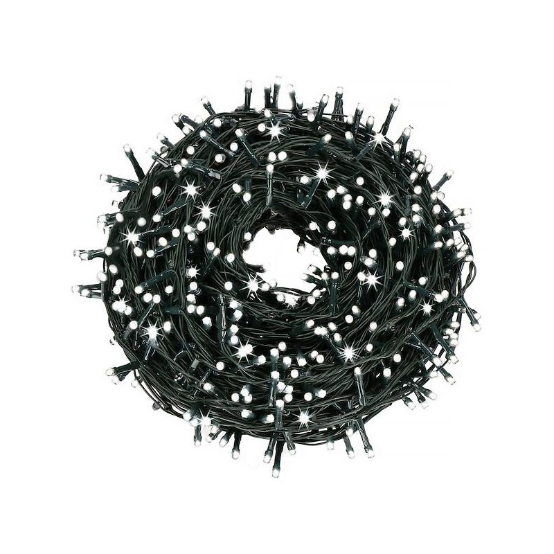 Światełka lampki 100 LED ZIMNY BIAŁY, FLASH BIAŁY LAMP08B - obrazek 4