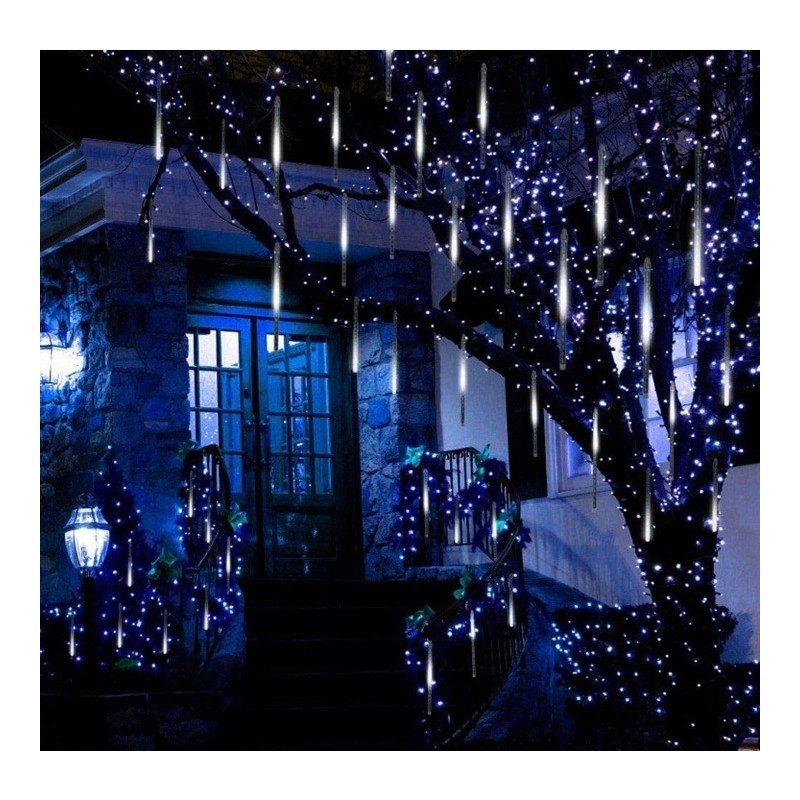 Światełka lampki zewnętrzne Padający Śnieg METEORY Sople LAMP23B - obrazek 2