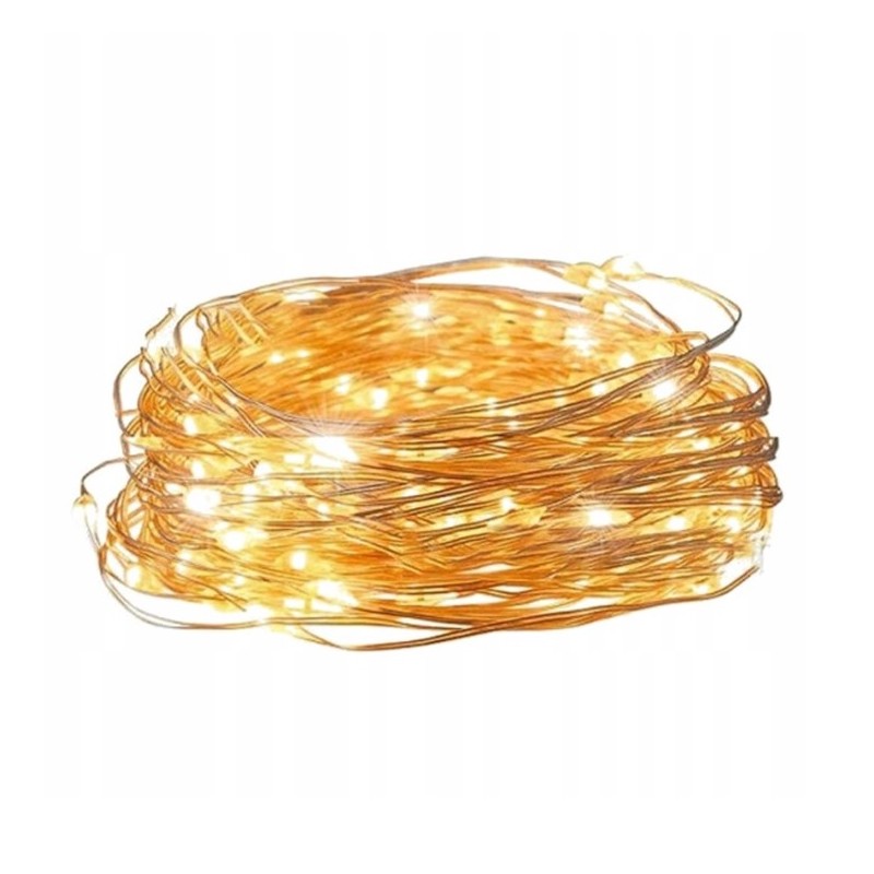 Światełka lampki na żyłce wewnętrzne 20 LED Ciepłe Białe LAMP25CB - obrazek 2