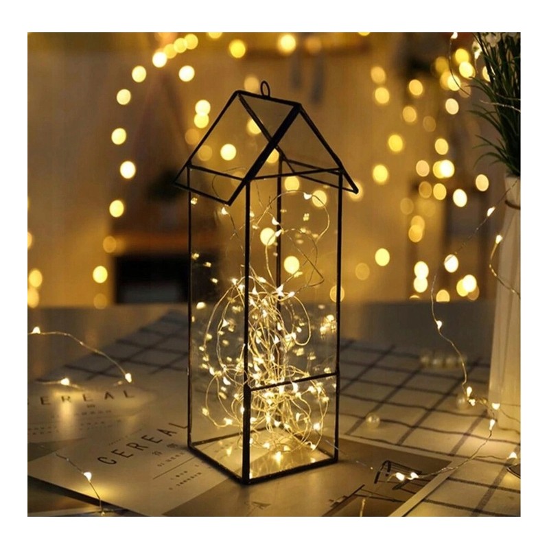 Światełka lampki na żyłce wewnętrzne 20 LED Ciepłe Białe LAMP25CB - obrazek 5