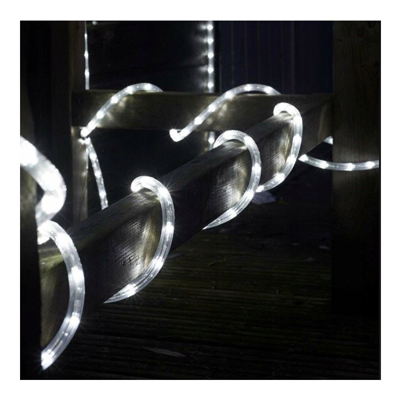 Wąż świetlny, lampki zewnętrzne 18,5 metra ZIMNE BIAŁE LAMP30B - obrazek 5