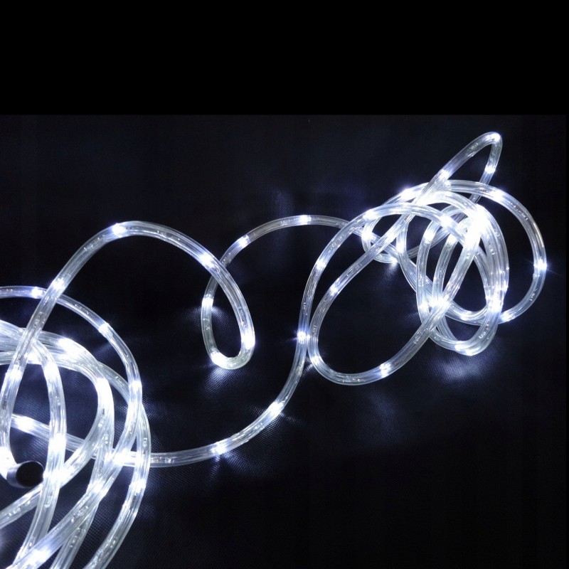 Wąż świetlny, lampki zewnętrzne 18,5 metra ZIMNE BIAŁE LAMP30B - obrazek 6