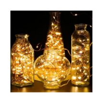 Światełka lampki na żyłce 200 LED USB + programator CIEPŁE BIAŁE LAMP38CB